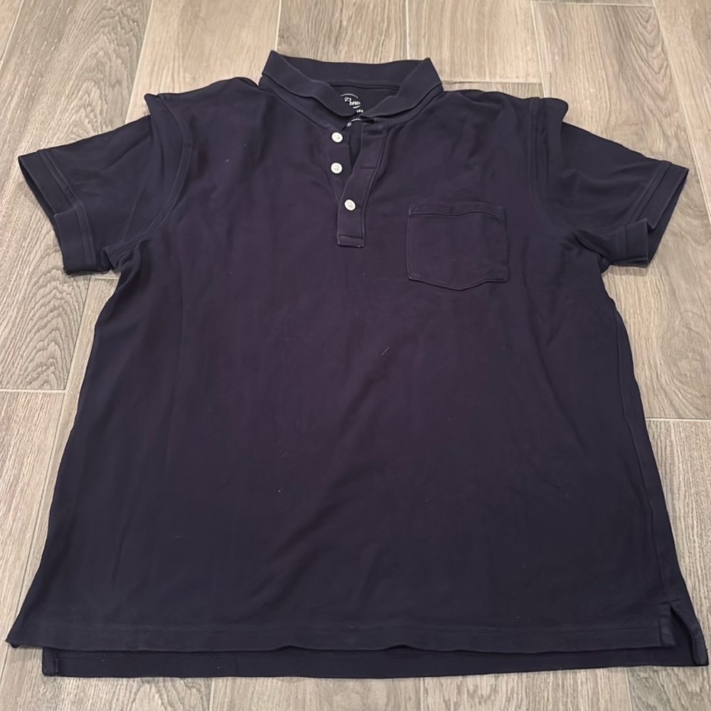 J. Crew Men’s Navy Collared Shirt Size M
